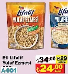 ETİ LİFALİF YULAF EZMESİ ETİ LİFALİF YULAF EZMESİ